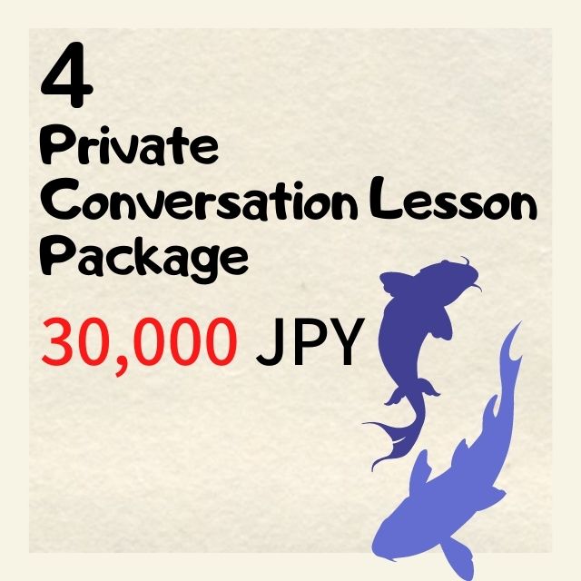 4 Private Conversation Lesson Package